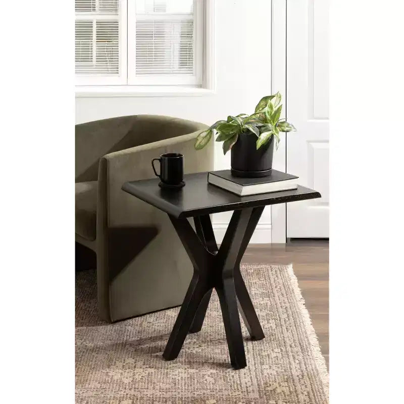 Wood Side Table