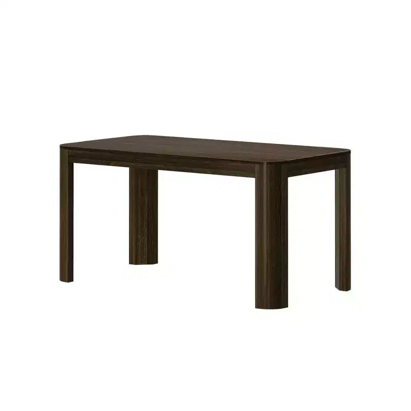 60" Solid Wood Dining Table - Modern Round Table for 4