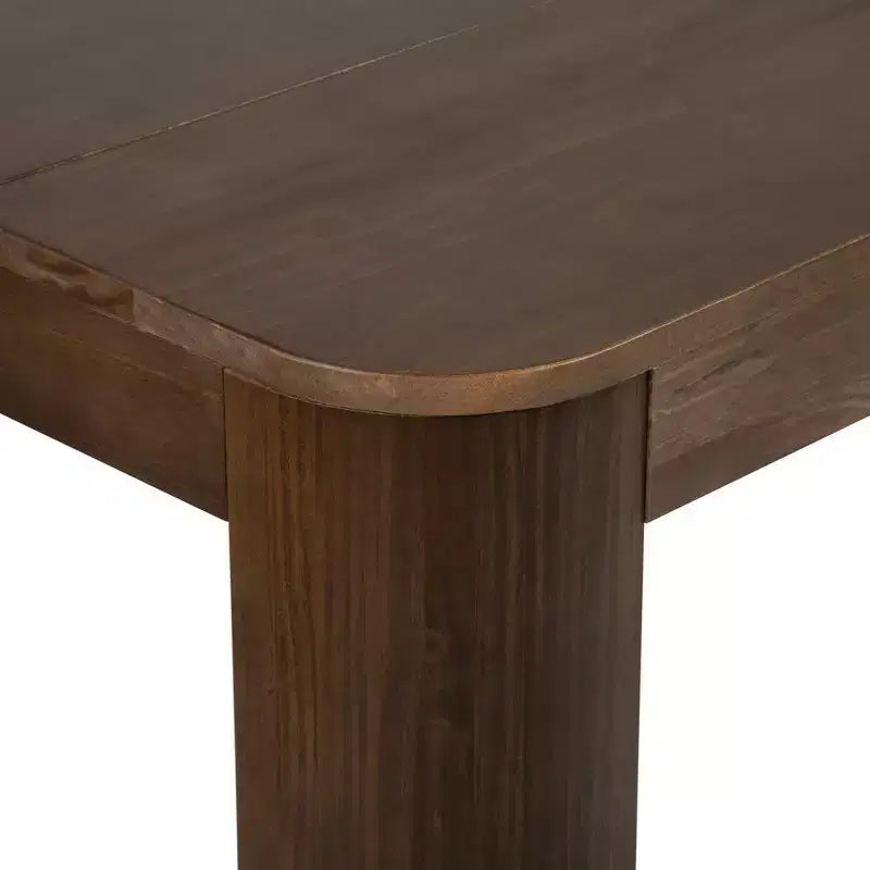 60" Solid Wood Dining Table - Modern Round Table for 4