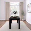 60" Solid Wood Dining Table - Modern Round Table for 4