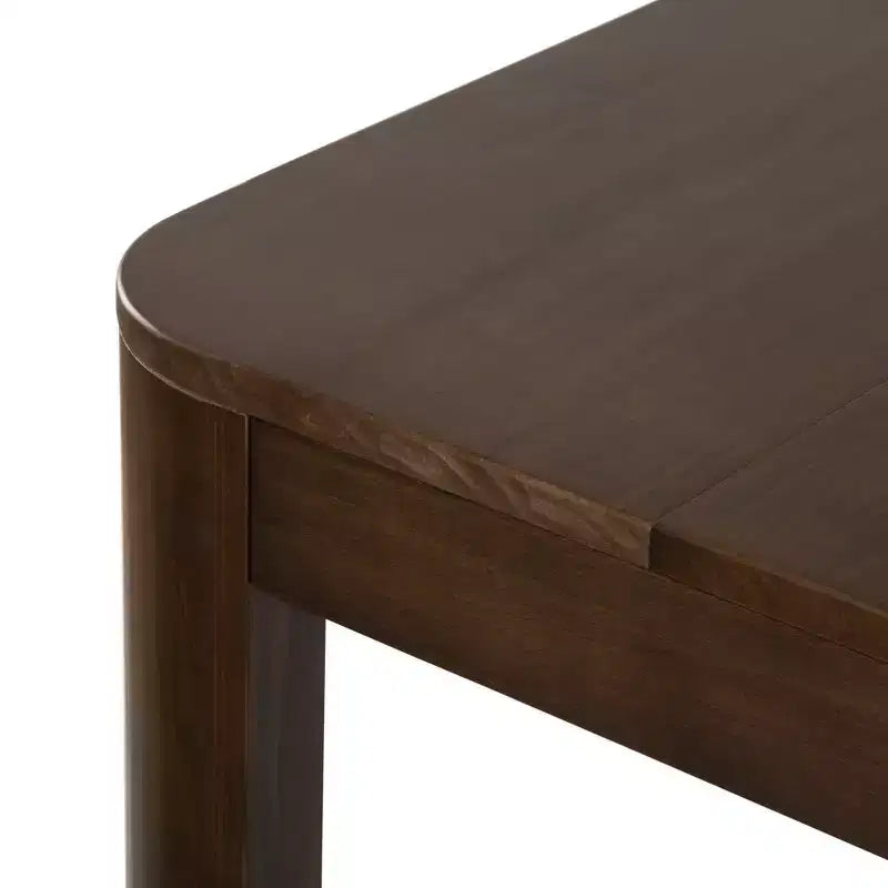 60" Solid Wood Dining Table - Modern Round Table for 4
