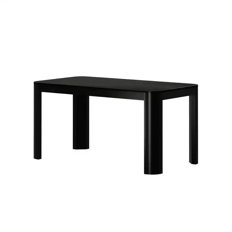 60" Solid Wood Dining Table - Modern Round Table for 4