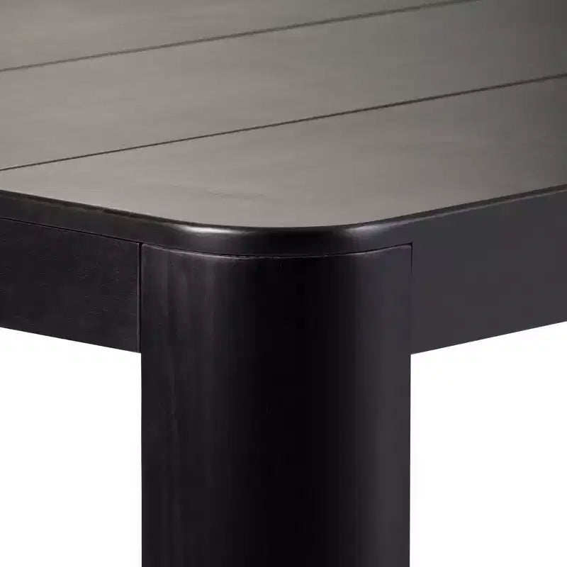 60" Solid Wood Dining Table - Modern Round Table for 4