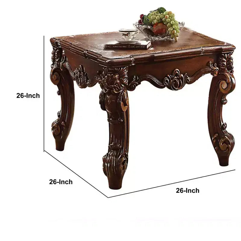 Wooden End Table