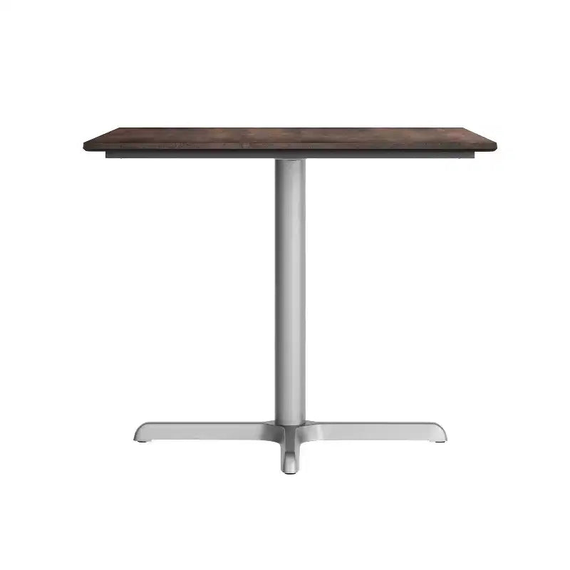 Commercial Grade Tabletop with HPL Technology and Table Height X-Base