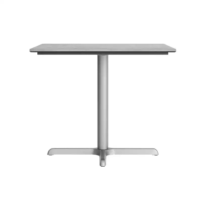 Commercial Grade Tabletop with HPL Technology and Table Height X-Base