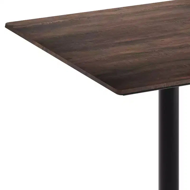 Commercial Grade Tabletop with HPL Technology and Table Height X-Base