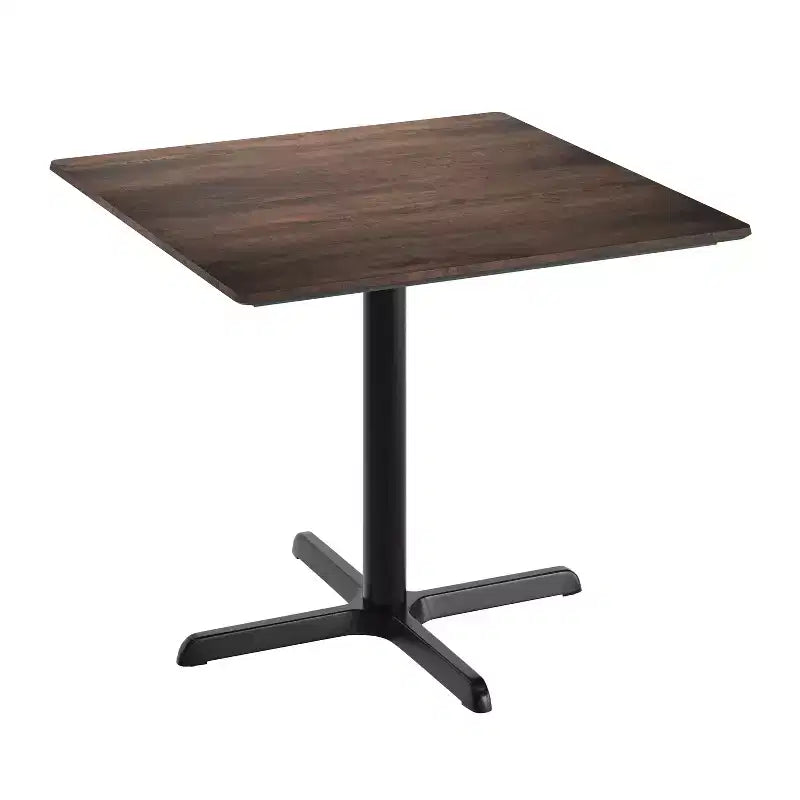 Commercial Grade Tabletop with HPL Technology and Table Height X-Base