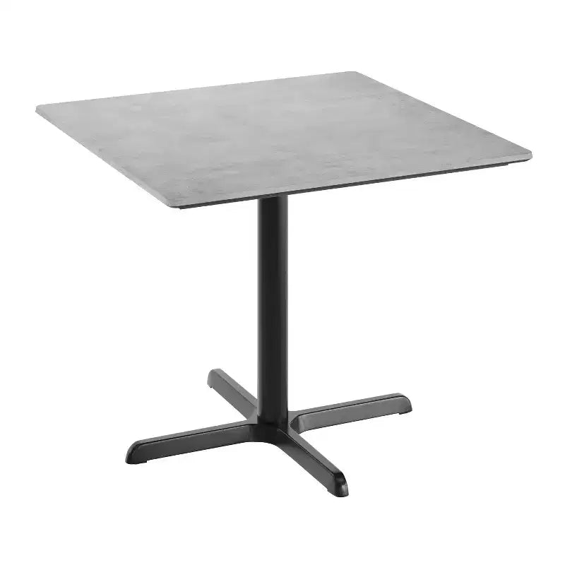 Commercial Grade Tabletop with HPL Technology and Table Height X-Base