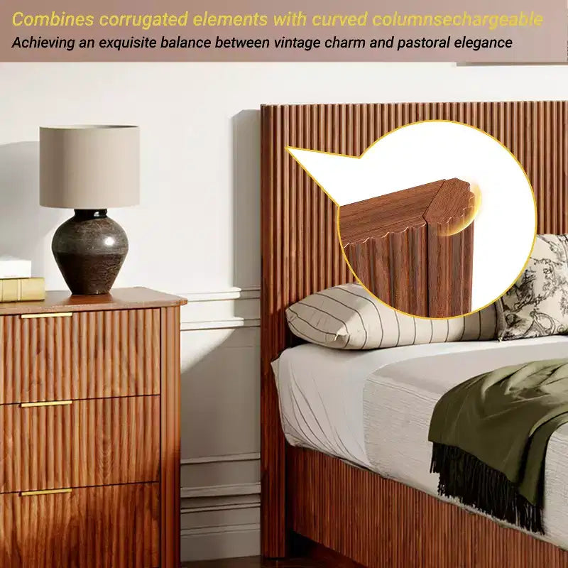 LED Floating Bed Frame with Heavy-Duty Metal Support