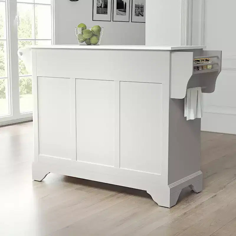 Kitchen Island with Door and Shelves