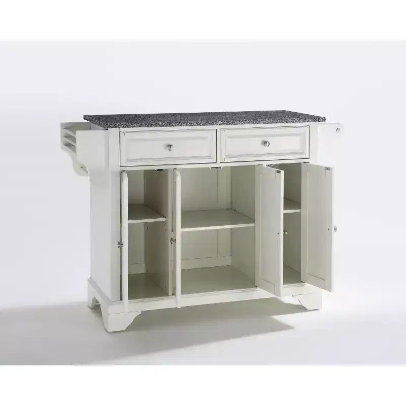 Kitchen Island with Door and Shelves
