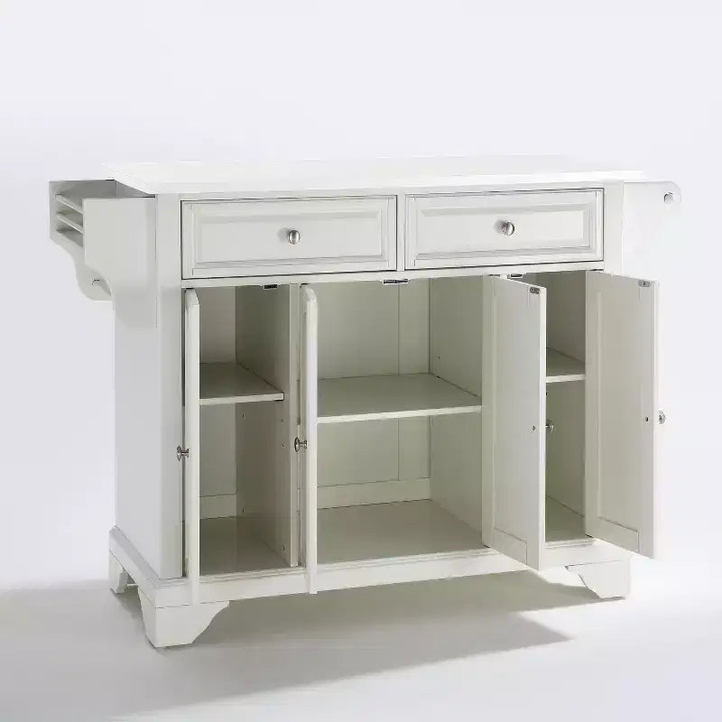 Kitchen Island with Door and Shelves