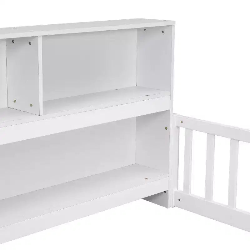 King Bed Frame High Weight Capacity No Box Spring Needed Heavy-Duty Metal