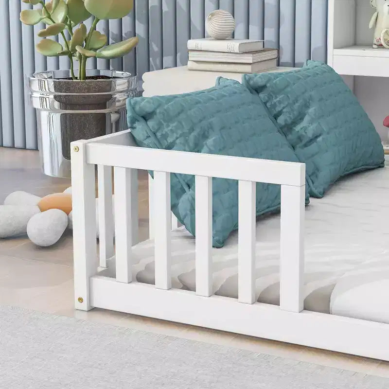 King Bed Frame High Weight Capacity No Box Spring Needed Heavy-Duty Metal