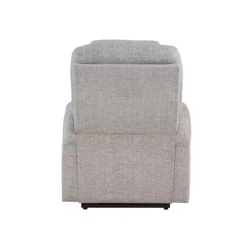 Power Reclining Sofa - Light Gray Chenille