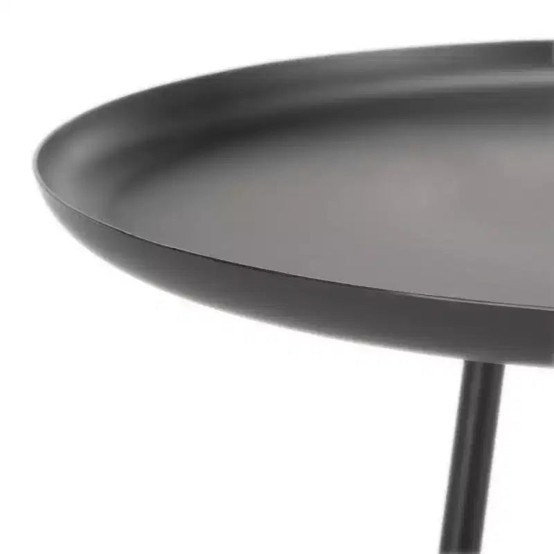 Handle Side Table - Black/Gold