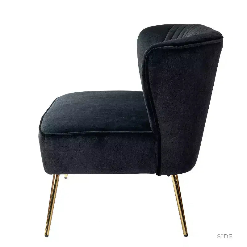 Velvet Loveseat Chair - Contemporary 2-Seater Tufted Back Sofa