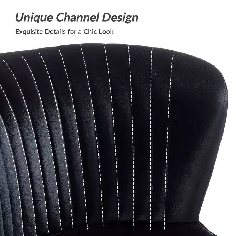 Velvet Loveseat Chair - Contemporary 2-Seater Tufted Back Sofa