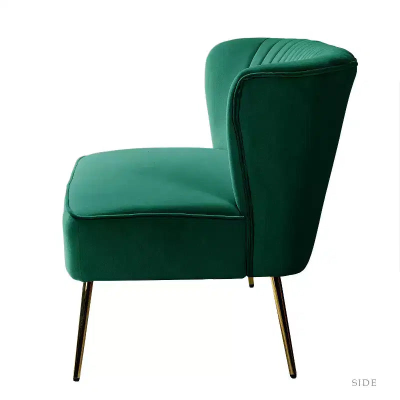 Velvet Loveseat Chair - Contemporary 2-Seater Tufted Back Sofa