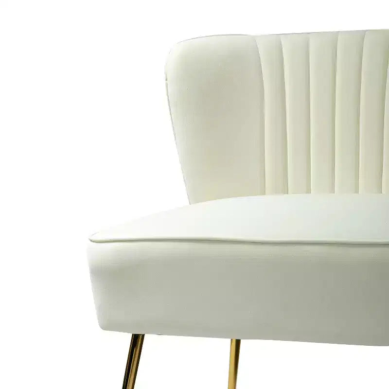 Velvet Loveseat Chair - Contemporary 2-Seater Tufted Back Sofa