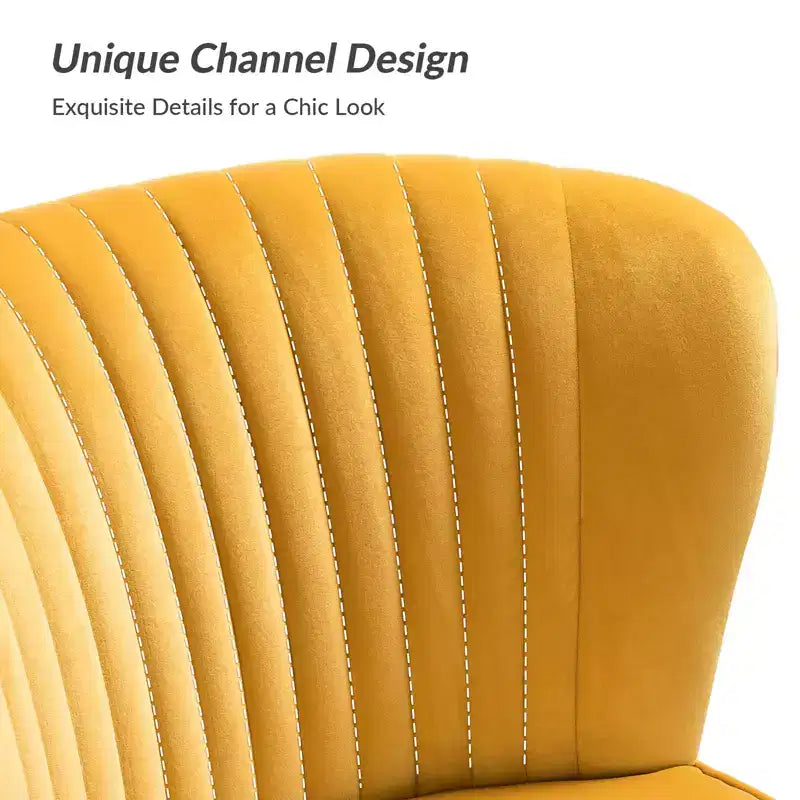 Velvet Loveseat Chair - Contemporary 2-Seater Tufted Back Sofa