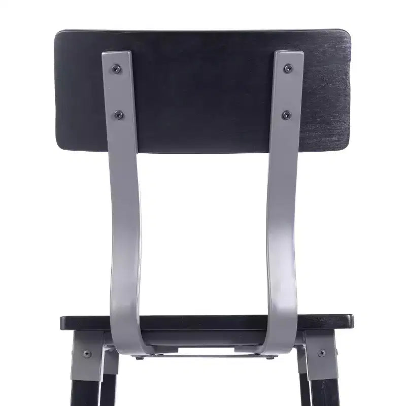 2 Pack Commercial Grade Rustic Industrial Style Wood Dining Barstool