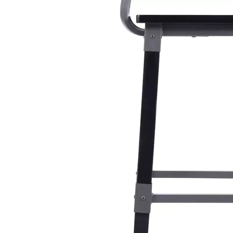 2 Pack Commercial Grade Rustic Industrial Style Wood Dining Barstool