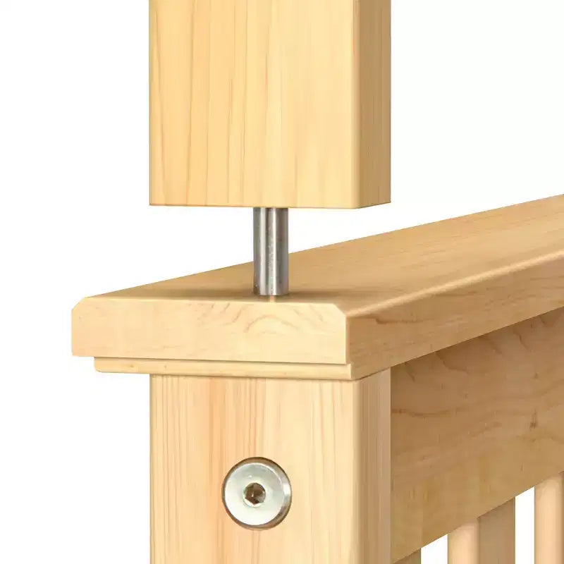 Solid Wood Twin over Full Bunk Bed with Storage Drawers for Adults/Kids